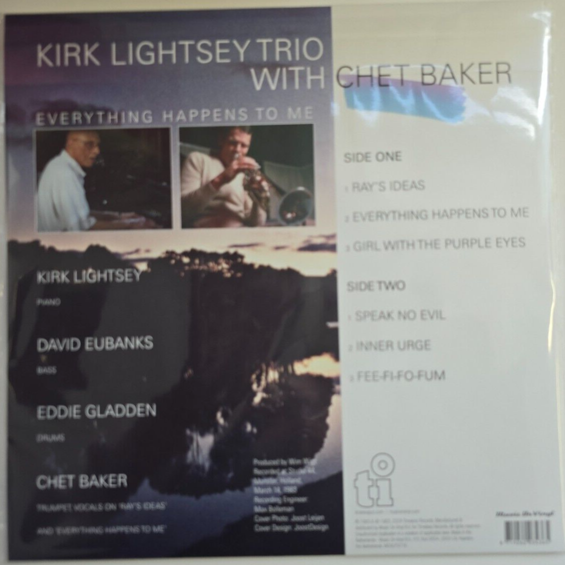 Kirk Lightsey Trio with Chet Baker – Everything Happens To Me LP Album record