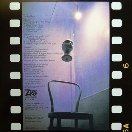 Yes The Yes Album LP Album vinyl record 2013 Remastered 180g reissue in Gatefold