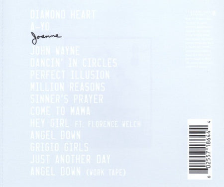 Lady Gaga Joanne CD Album Deluxe Edition on Streamline Records 2016