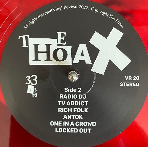 The Hoax The Cargo Recordings LP Album vinyl record RSD 2023 Red remastered