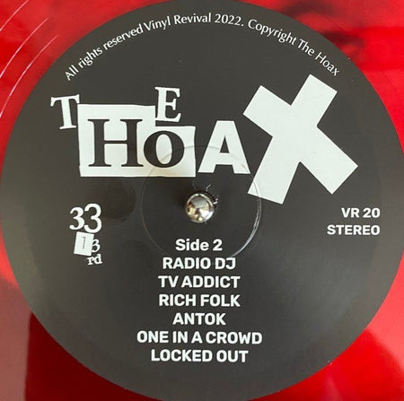 The Hoax The Cargo Recordings LP Album vinyl record RSD 2023 Red remastered