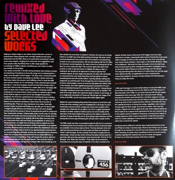 Dave Lee Remixed With Love By Dave Lee Selected Works LP Album vinyl record 2026