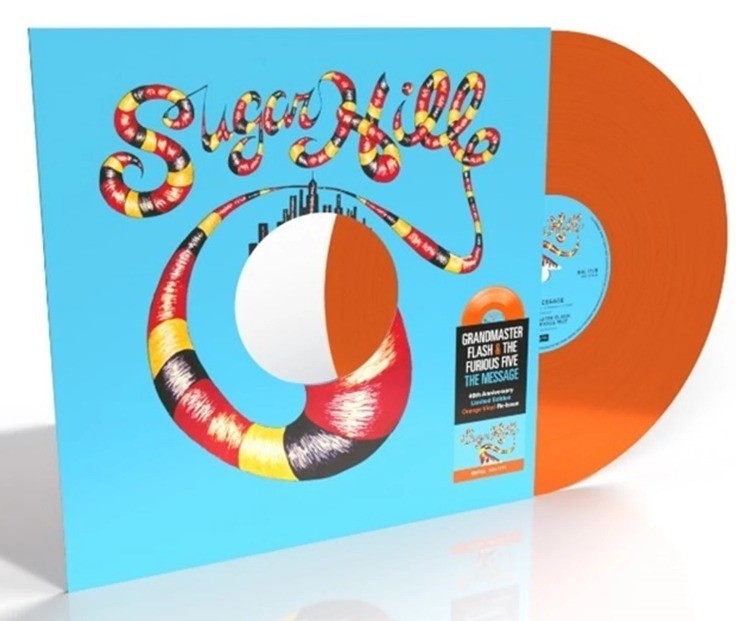 Grandmaster Flash & The Furious Five The Message 12" vinyl record Orange Reissue