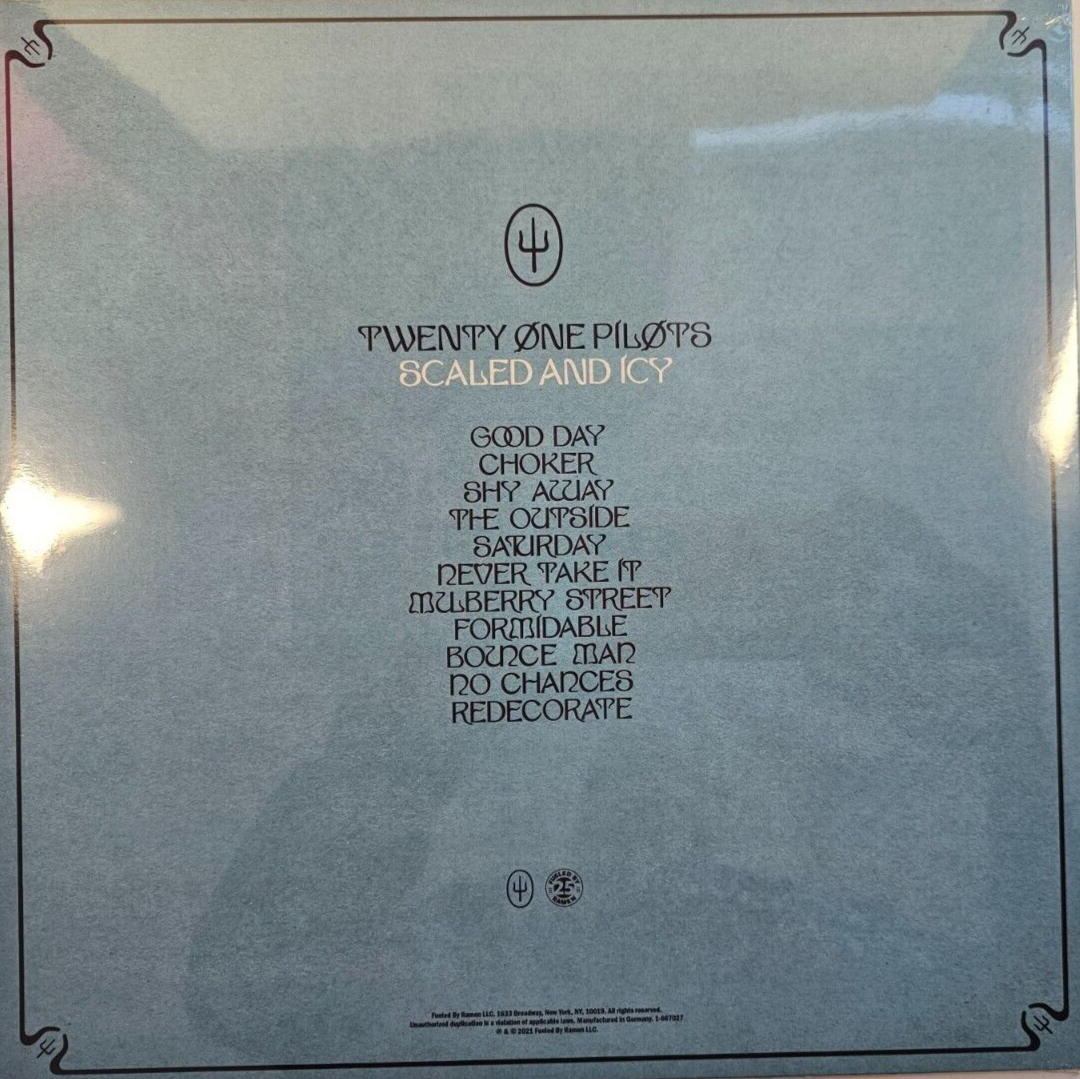 Twenty One Pilots Scaled And Icy LP Album vinyl record black Argentinian import