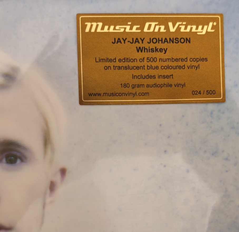 Jay-Jay Johanson Whiskey LP Album vinyl record limited Blue 180gram numbered