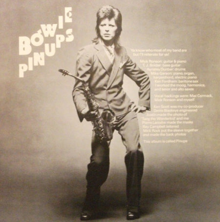 David Bowie Pinups LP Album vinyl record 2016 on Parlophone remastered reissue