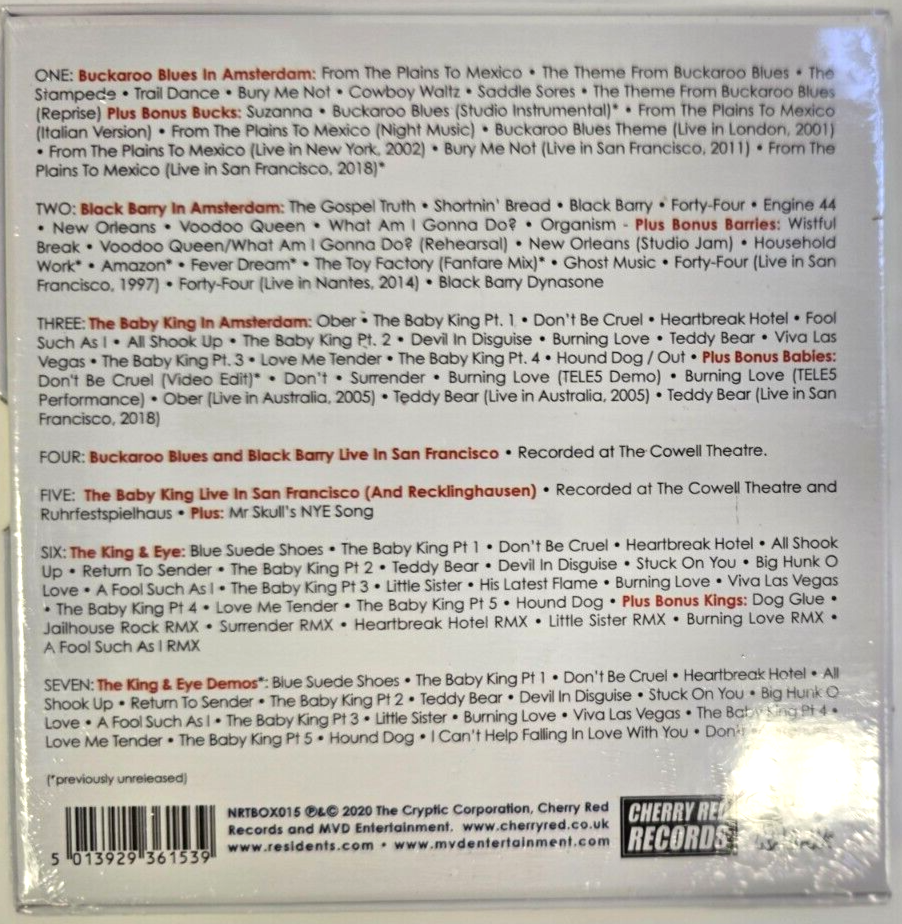 The Residents Cube-E Box  CD Boxset 6 x CD collectors remastered edition 2020