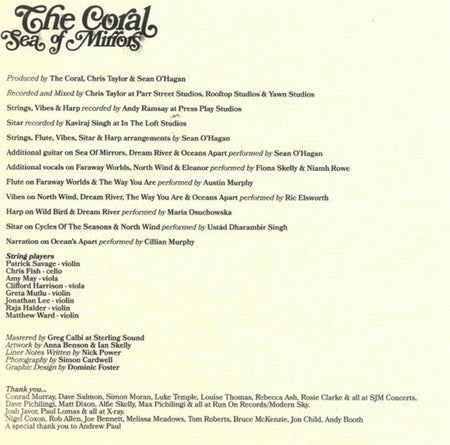 The Coral – Sea Of Mirrors CD Album 2023 in digipak Indie Rock Psychedelic Rock