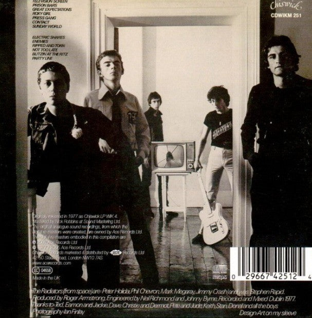 The Radiators From Space TV Tube Heart CD Album 2005 remastered reissue Chiswick