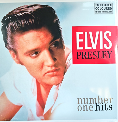 Elvis Presley Number One Hits LP Album limited Red 180gram reissue compilation