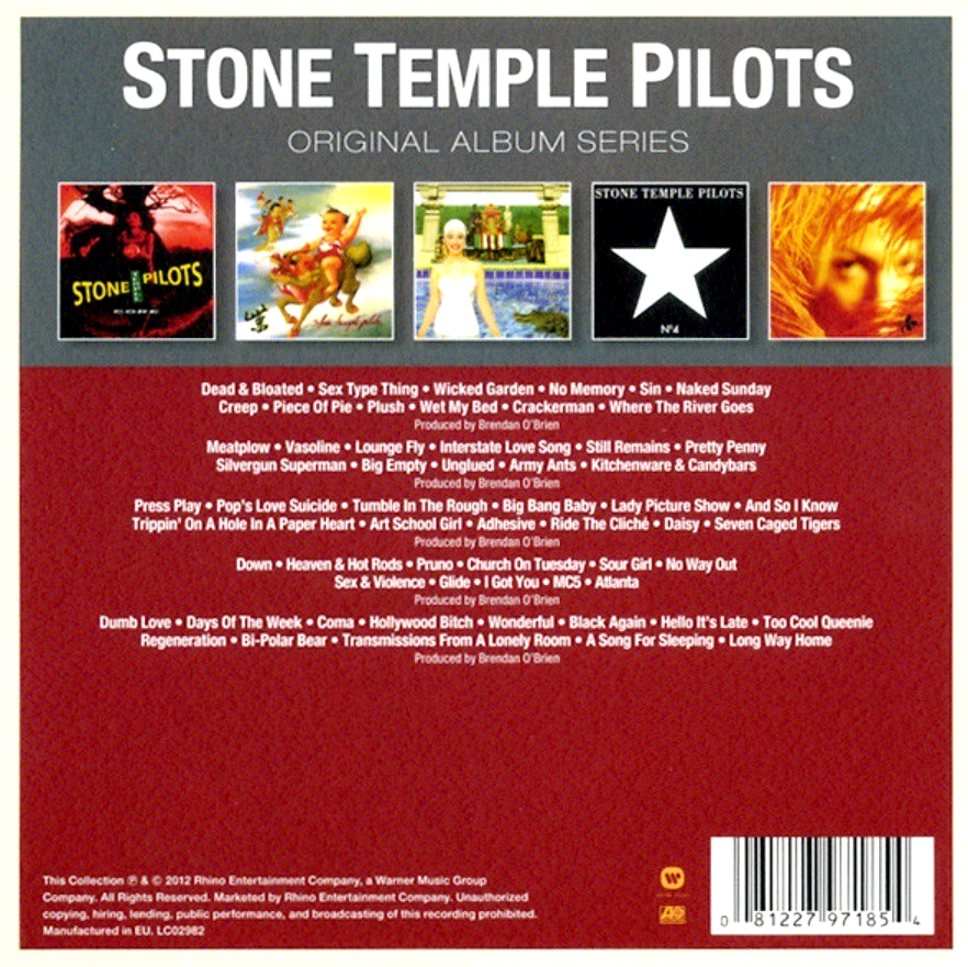 Stone Temple Pilots Original Album Classics CD Boxset 5 Disc Set on Warner 2011