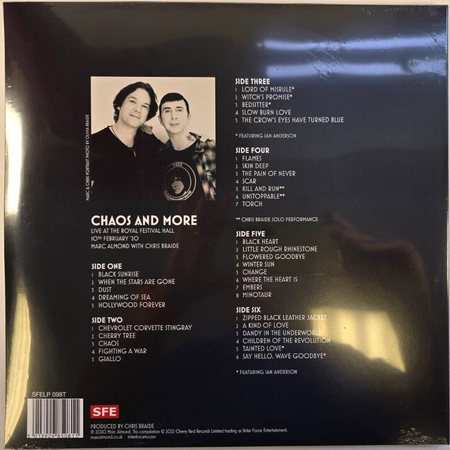 Marc Almond With Chris Braide Chaos And More Live 3 x LP Album vinyl record 2023