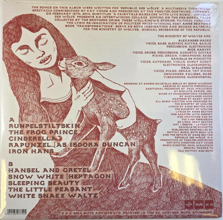 The Ministry Of Wolves Music From Republik Der Wolfe LP vinyl record on Mute