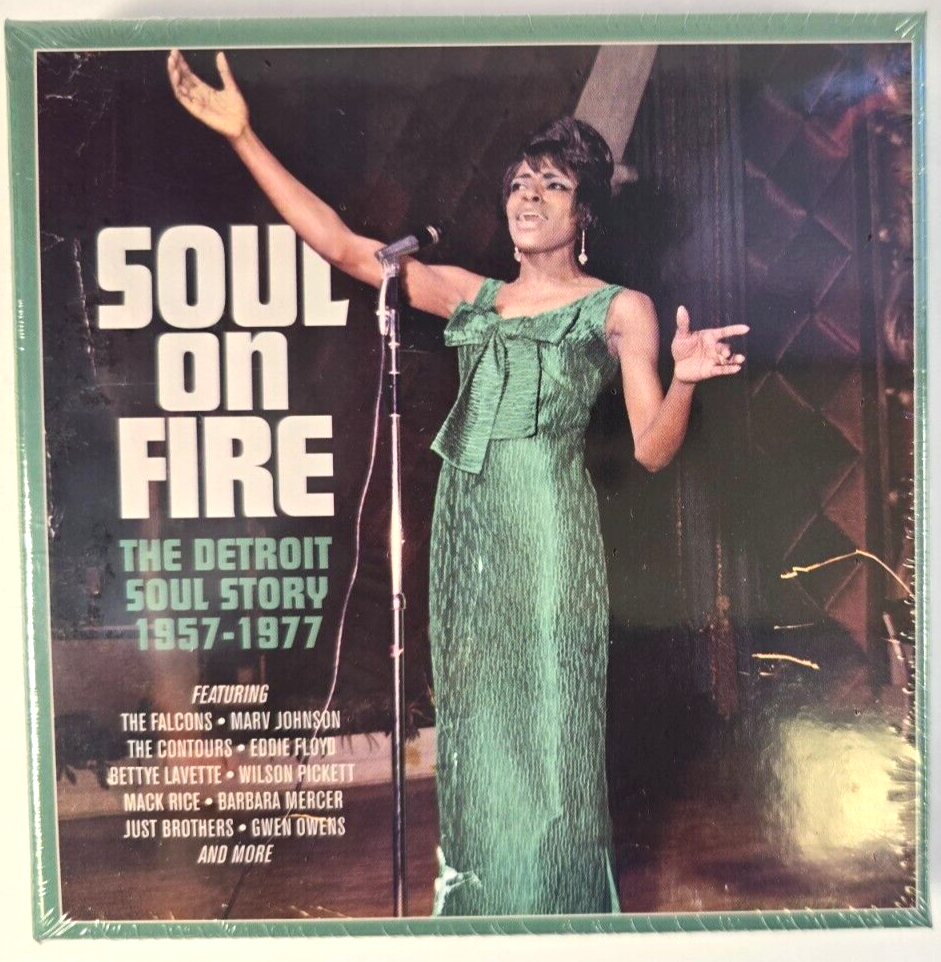 Soul On Fire The Detroit Soul Story 1957-1977 3 x CD compilation boxset V/A
