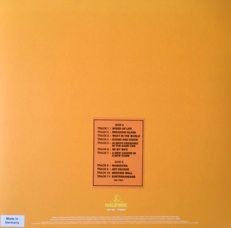 David Bowie Low LP Album vinyl record 2018 remastered reissue on Parlophone 180g