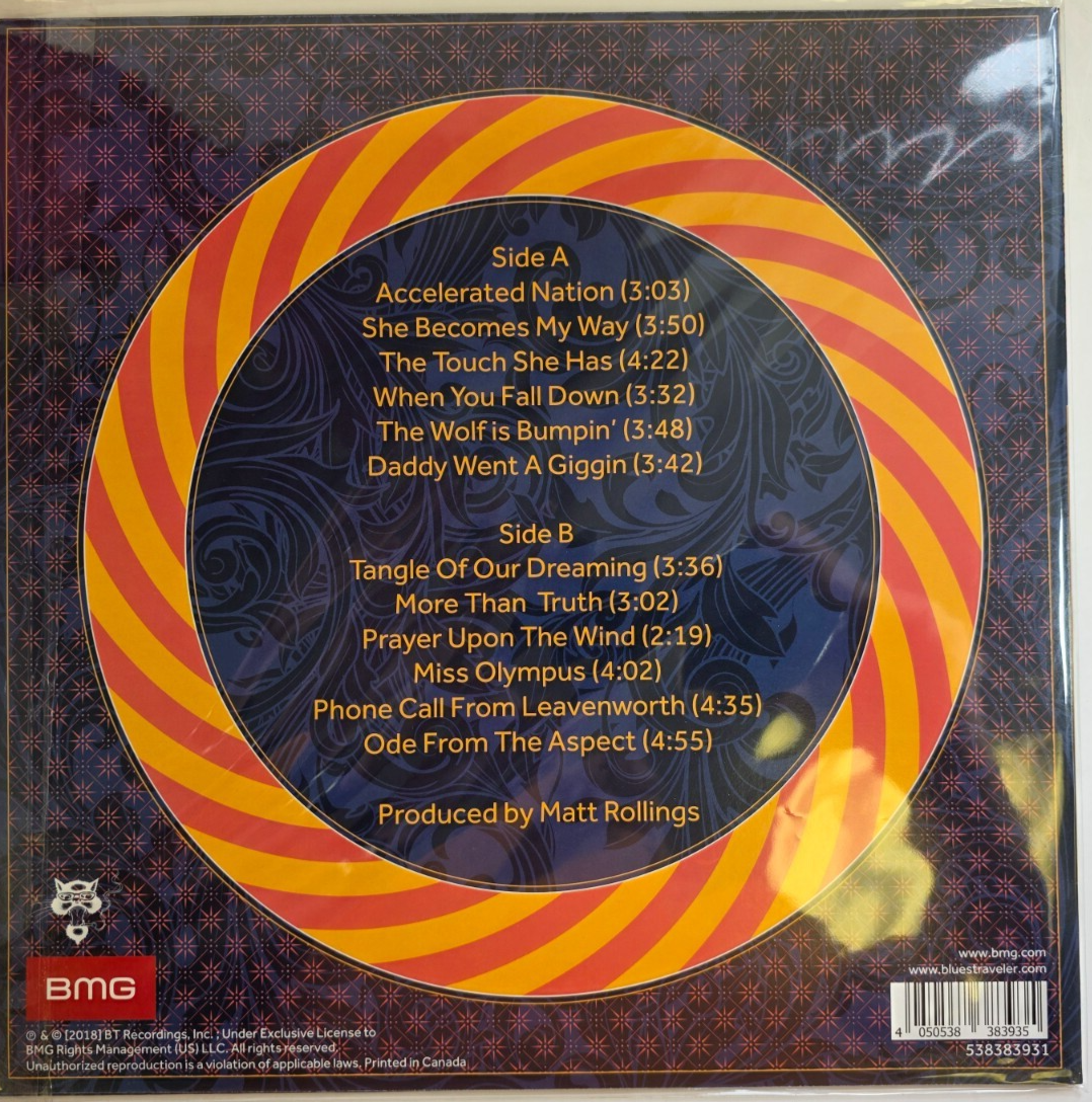 Blues Traveler – Hurry Up & Hang Around LP Album vinyl record 2018 blues rock