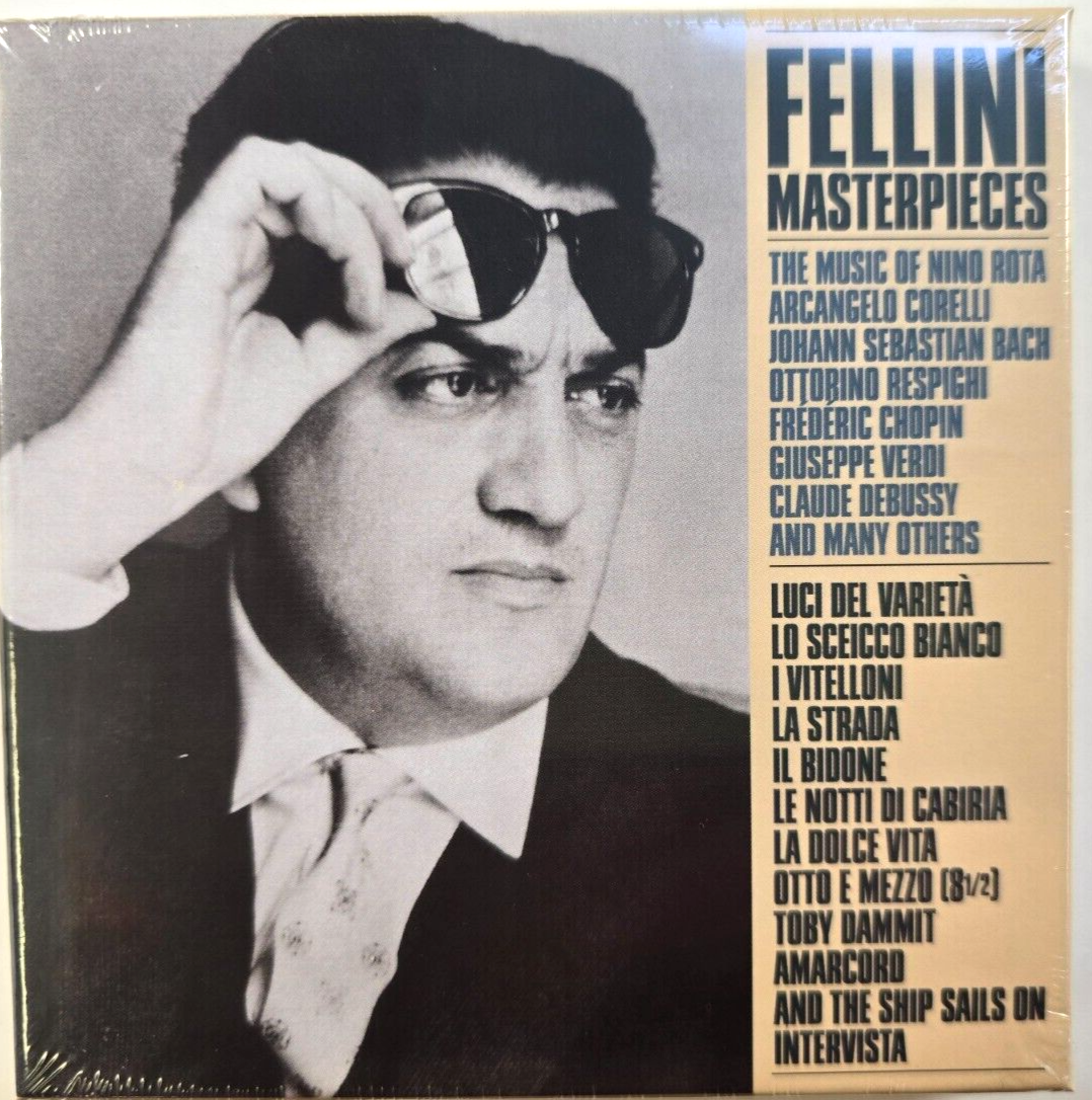 Fellini Masterpieces OST 3 x CD boxset Various Artists 2019 on EL Sealed