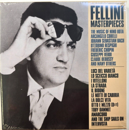 Fellini Masterpieces OST 3 x CD boxset Various Artists 2019 on EL Sealed
