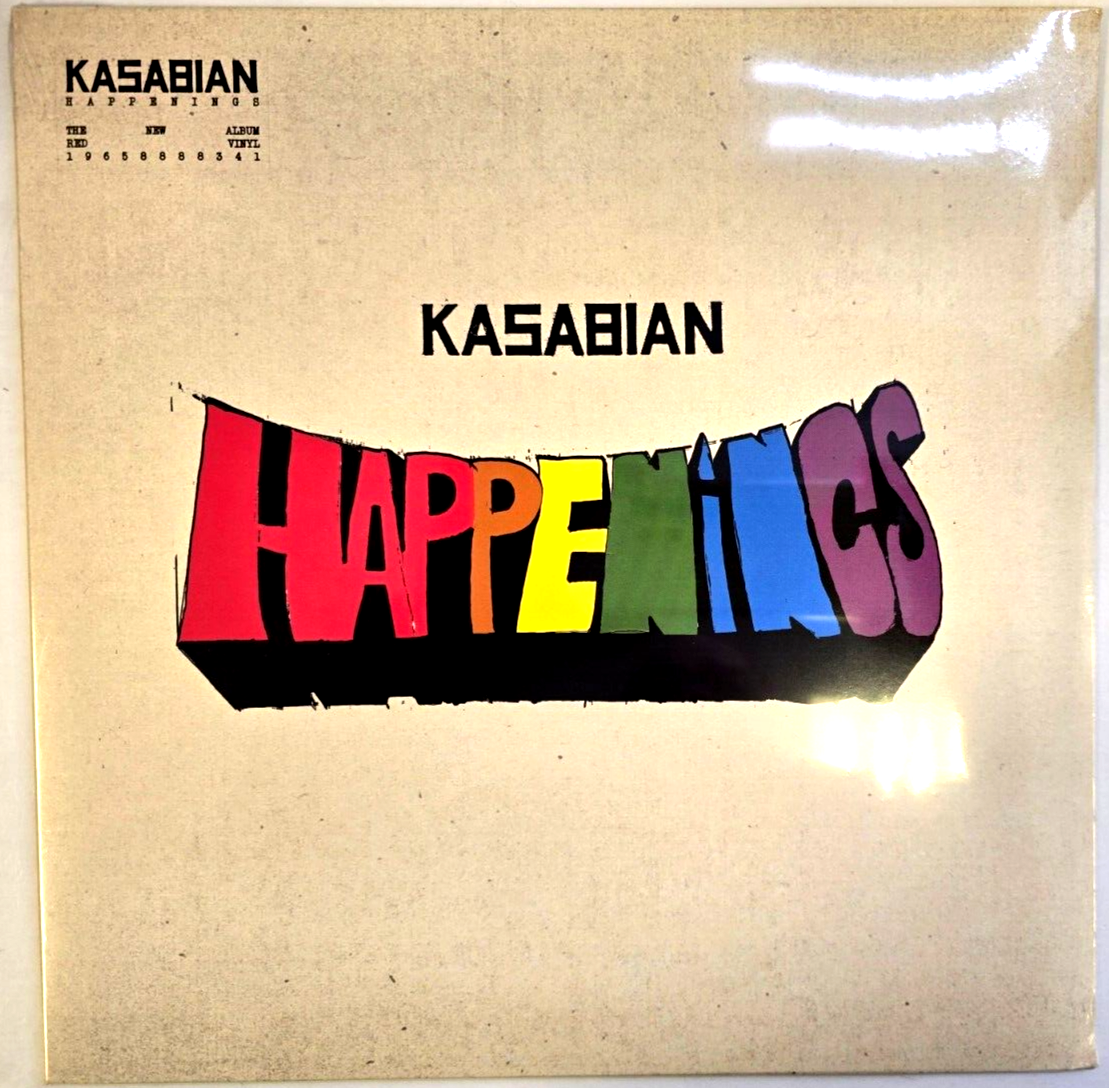 Kasabian Happenings LP Album vinyl record Limited Red 2024 on Sony