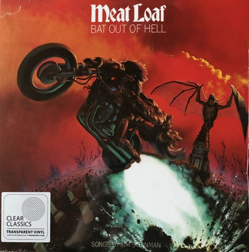Meat Loaf Bat Out Of Hell LP Album vinyl record limited clear 2021 reissue Epic