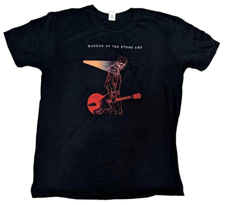 Queens Of The Stone Age Unisex T‑Shirt: Budapest 2018 (Black) EX Tour Small