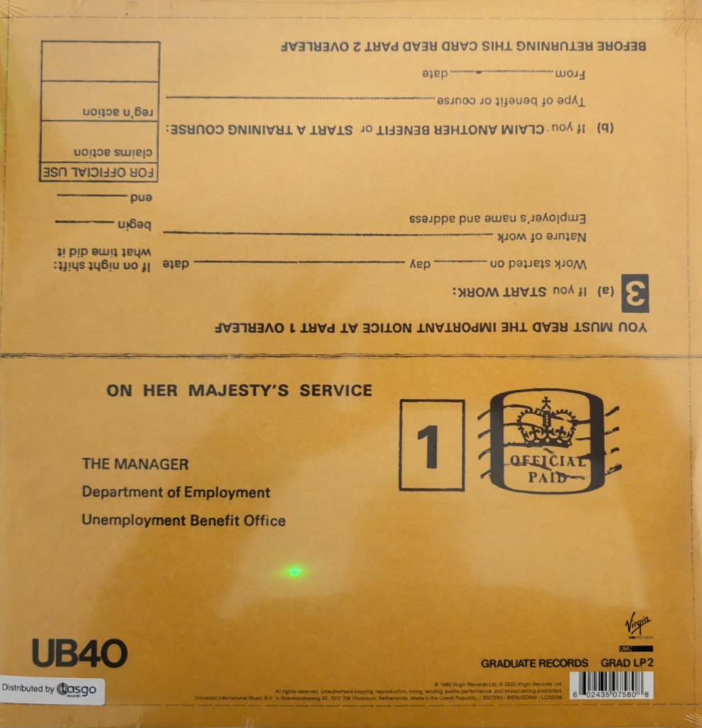 UB40 Signing Off LP Album vinyl record limited Red Reissue remastered 2021