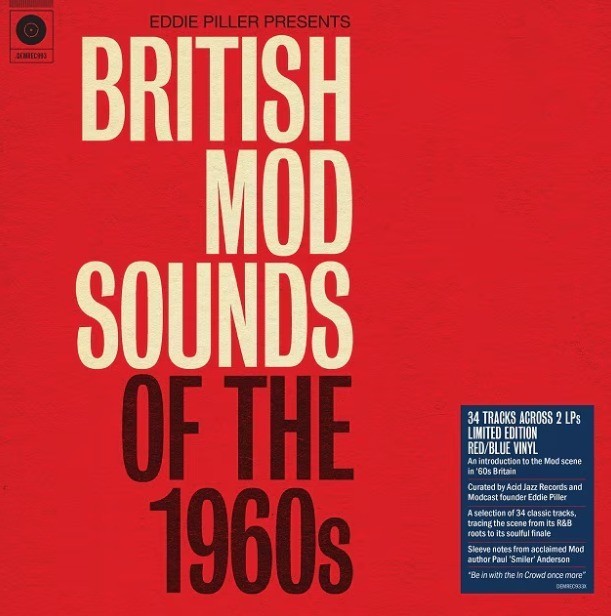 Eddie Piller British Mod Sounds Of The 1960s LP Album vinyl record coloured 2022