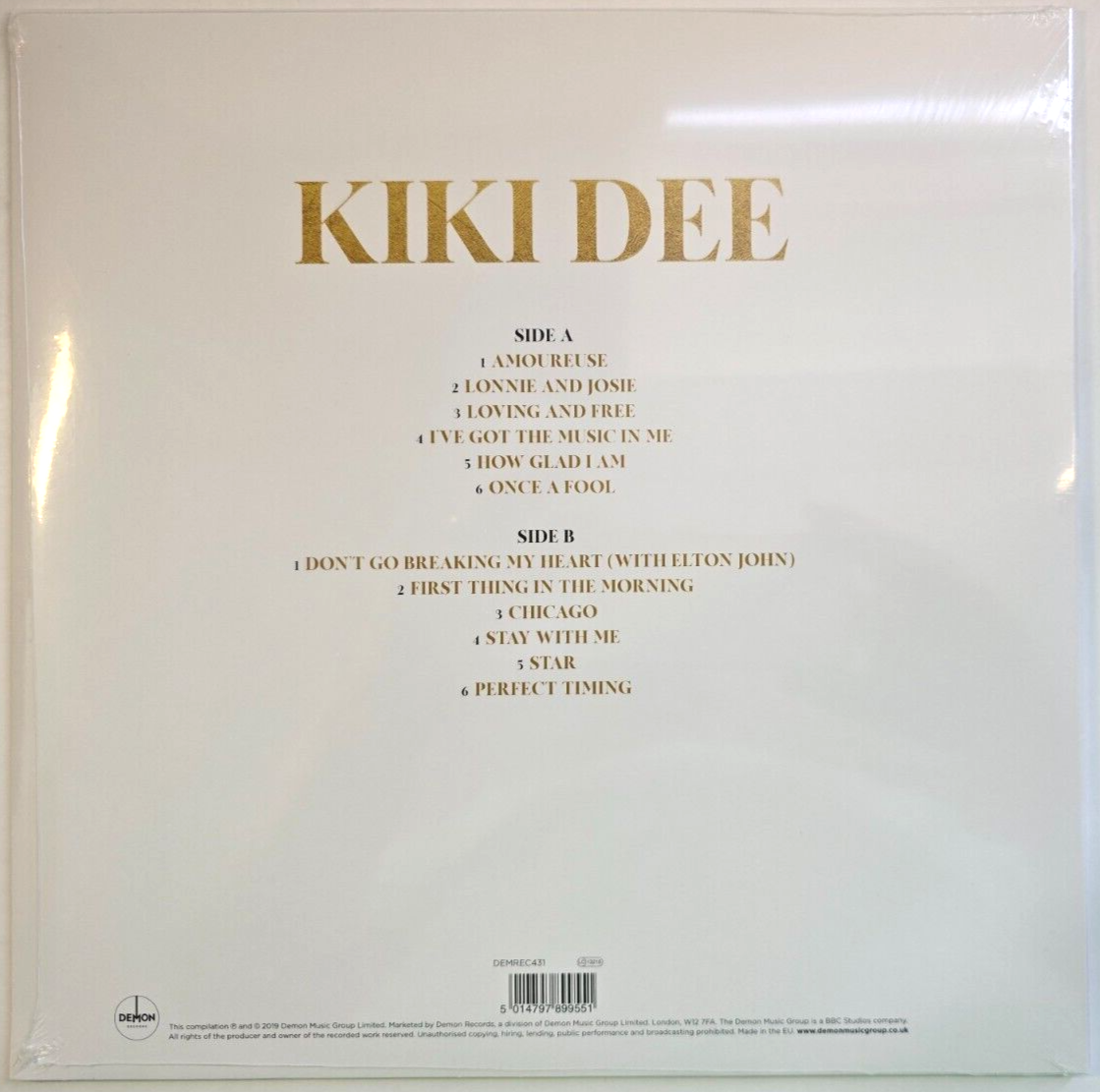 Kiki Dee – Gold LP Album vinyl record 2019 compilation Gold on Demon records