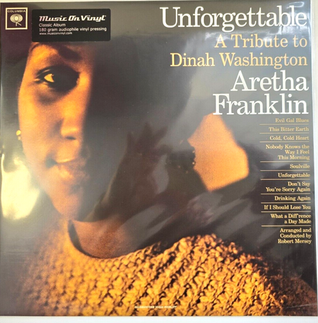 Aretha Franklin – Unforgettable (A Tribute To Dinah Washington) LP Album record