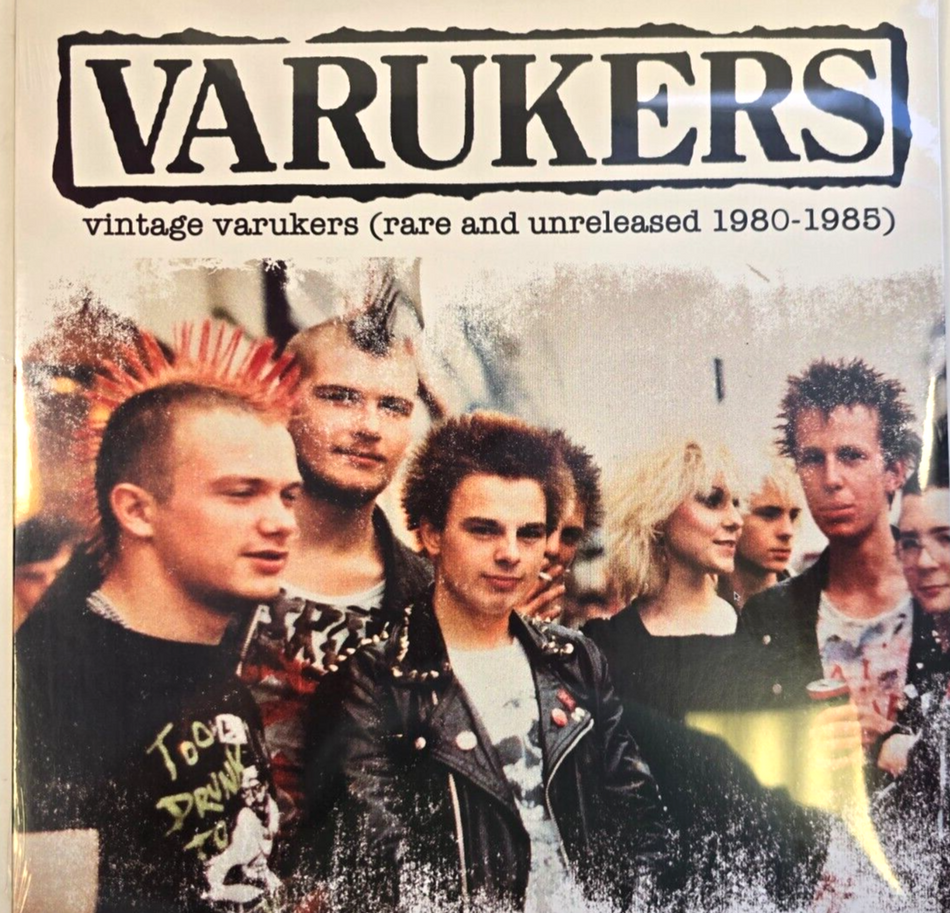 Vintage Varukers - Rare And Unreleased - 1980 - 1985 LP Album vinyl record black