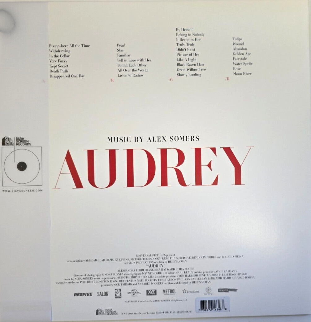 Alex Somers – Audrey  OST LP Album vinyl record limited 2 x red 2023 reissue