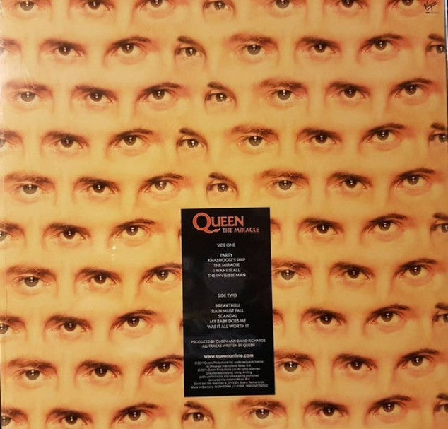 Queen The Miracle LP Album vinyl record Half Speed Remaster 2015 reissue Virgin