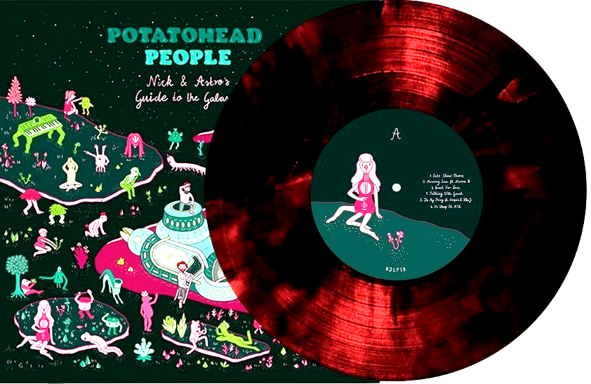 Potatohead Nick & Astro's Guide To The Galaxy LP Album Vinyl Record Red Splatter