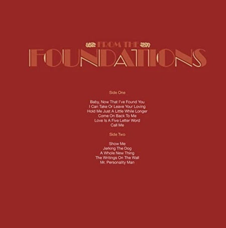 The Foundations From The Foundations LP Album vinyl record Orange Limite reissue