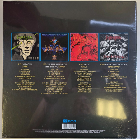 Winger Chapter One Atlantic Years 1988-1993 LP album vinyl 4 x record Boxset