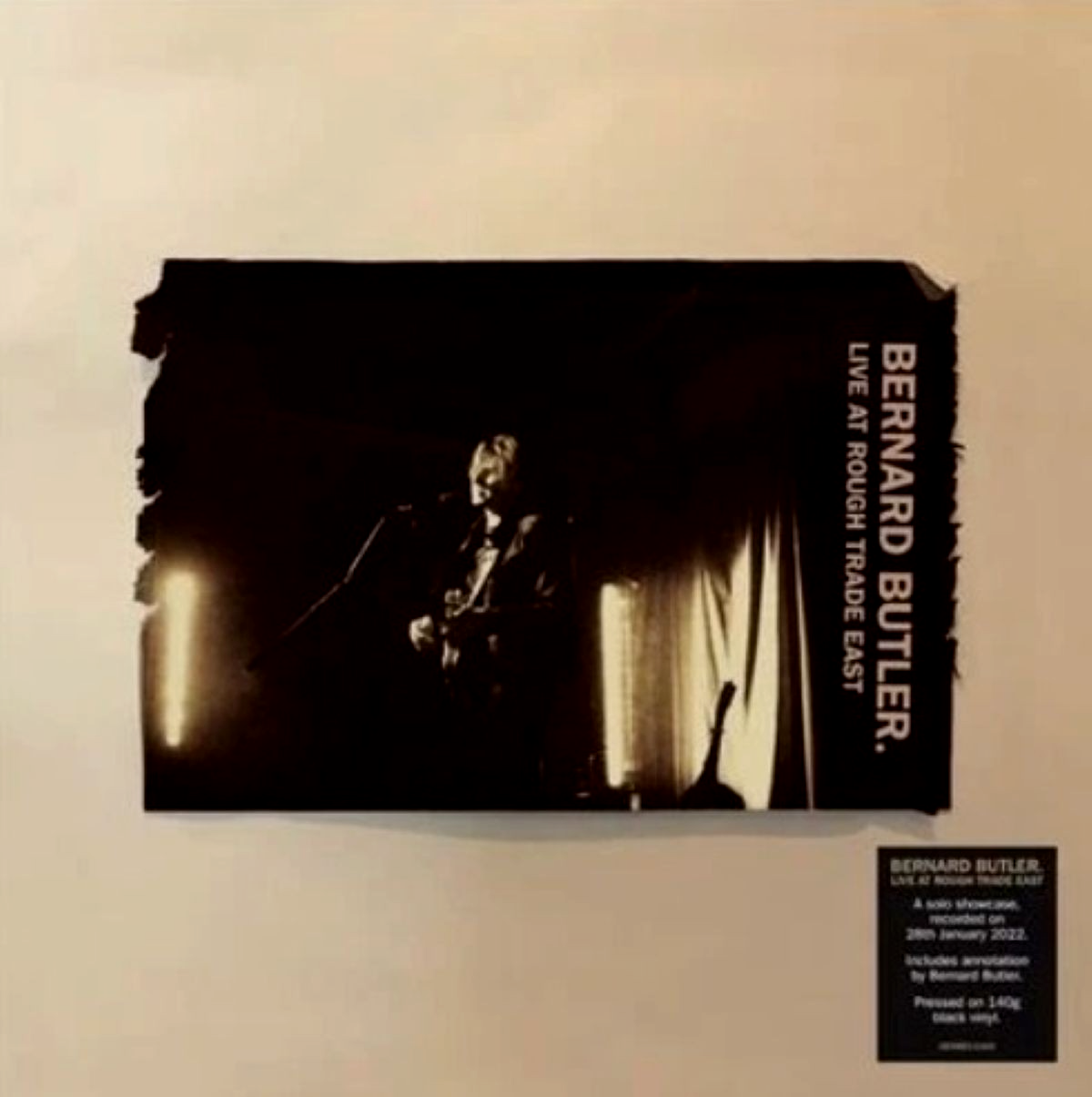 Bernard Butler – Live At Rough Trade East LP Album vinyl record Limited Ed 2022