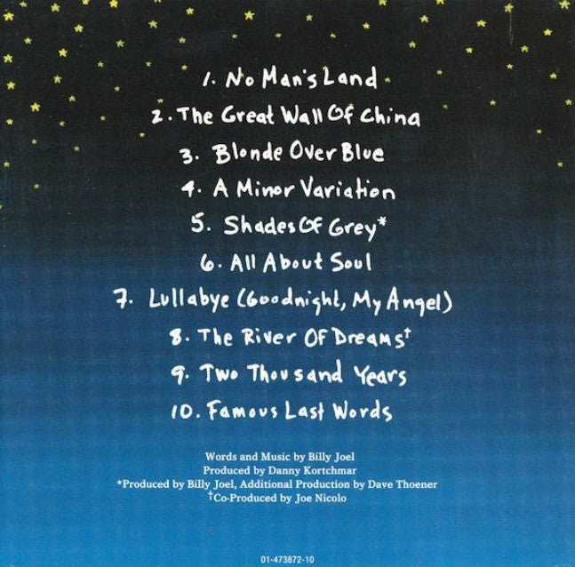 Billy Joel – River Of Dreams CD Album reissue on Columbia