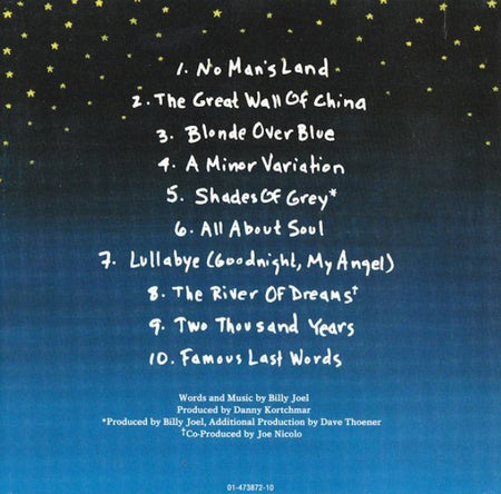 Billy Joel – River Of Dreams CD Album reissue on Columbia
