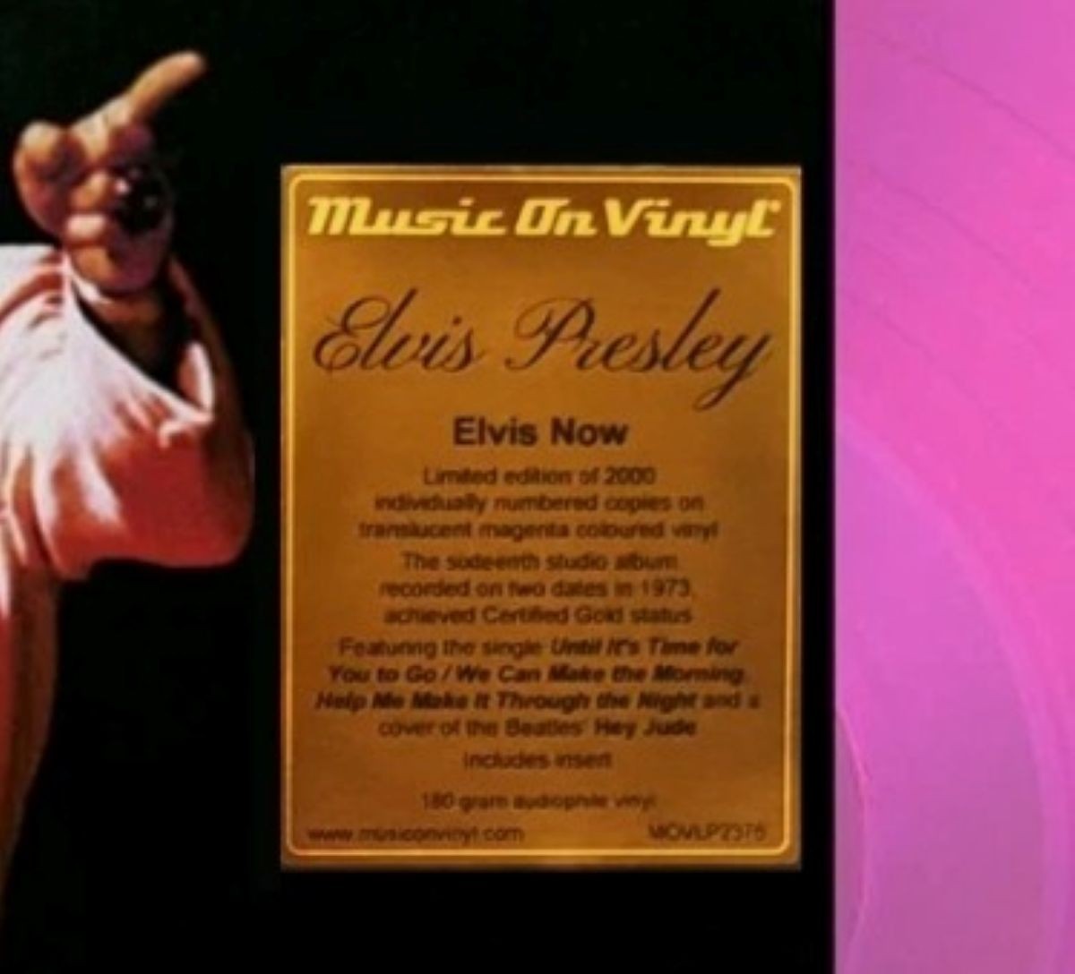 Elvis Presley Elvis Now LP Album vinyl record Magenta limited numbered 2026