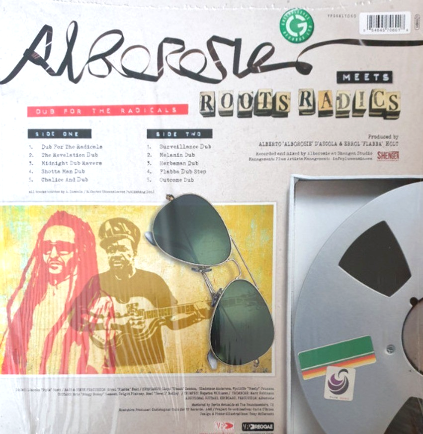 Alborosie Meets Roots Radics ; Dub For The Radicals CD Album in digipak 2019