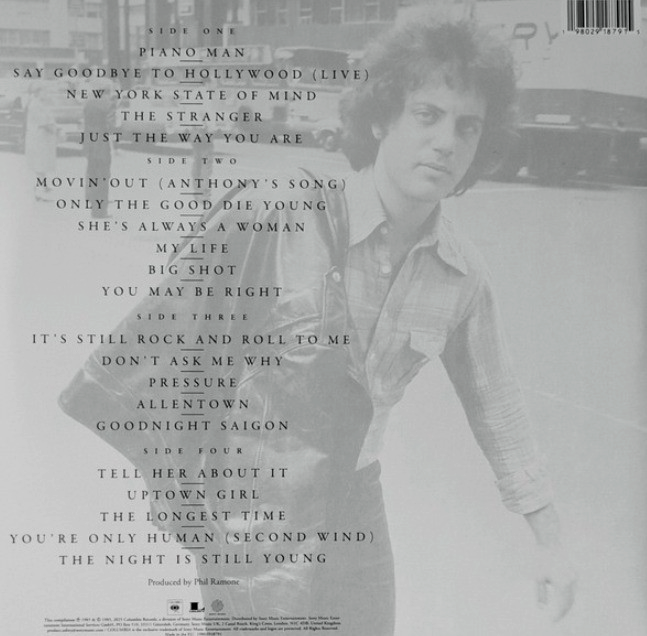 Billy Joel Greatest Hits Volume I & Volume II LP Album vinyl record 2025 comp