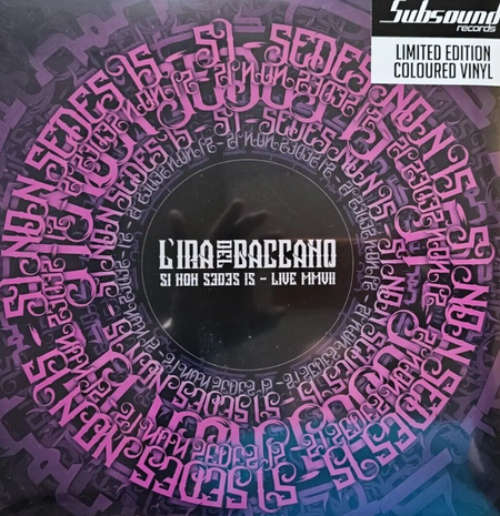 L'ira Del Baccano – Si Non Sedes Is - Live MMVII LP Album Vinyl record limited