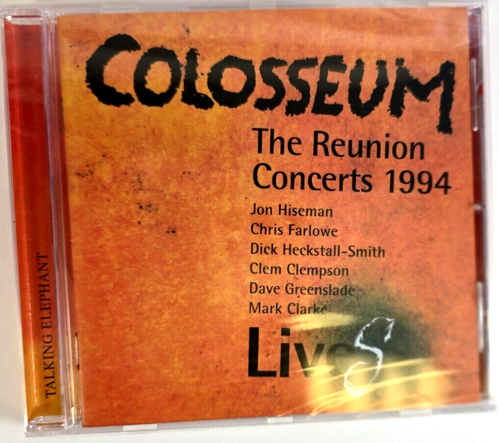 Colosseum Colosseum LiveS The Reunion Concerts Jewel Case  2015 Jazz Rock