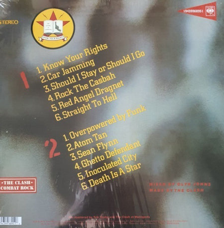 The Clash Combat Rock LP Album vinyl record 2022 remastered reissue Green Poster