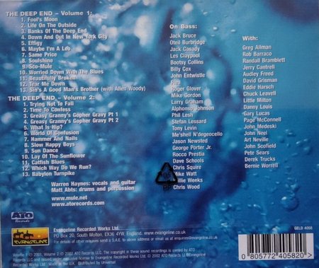 Gov't Mule The Deep End Volume 1 & Volume 2 Compilation 3 X CD NEW in jewel case