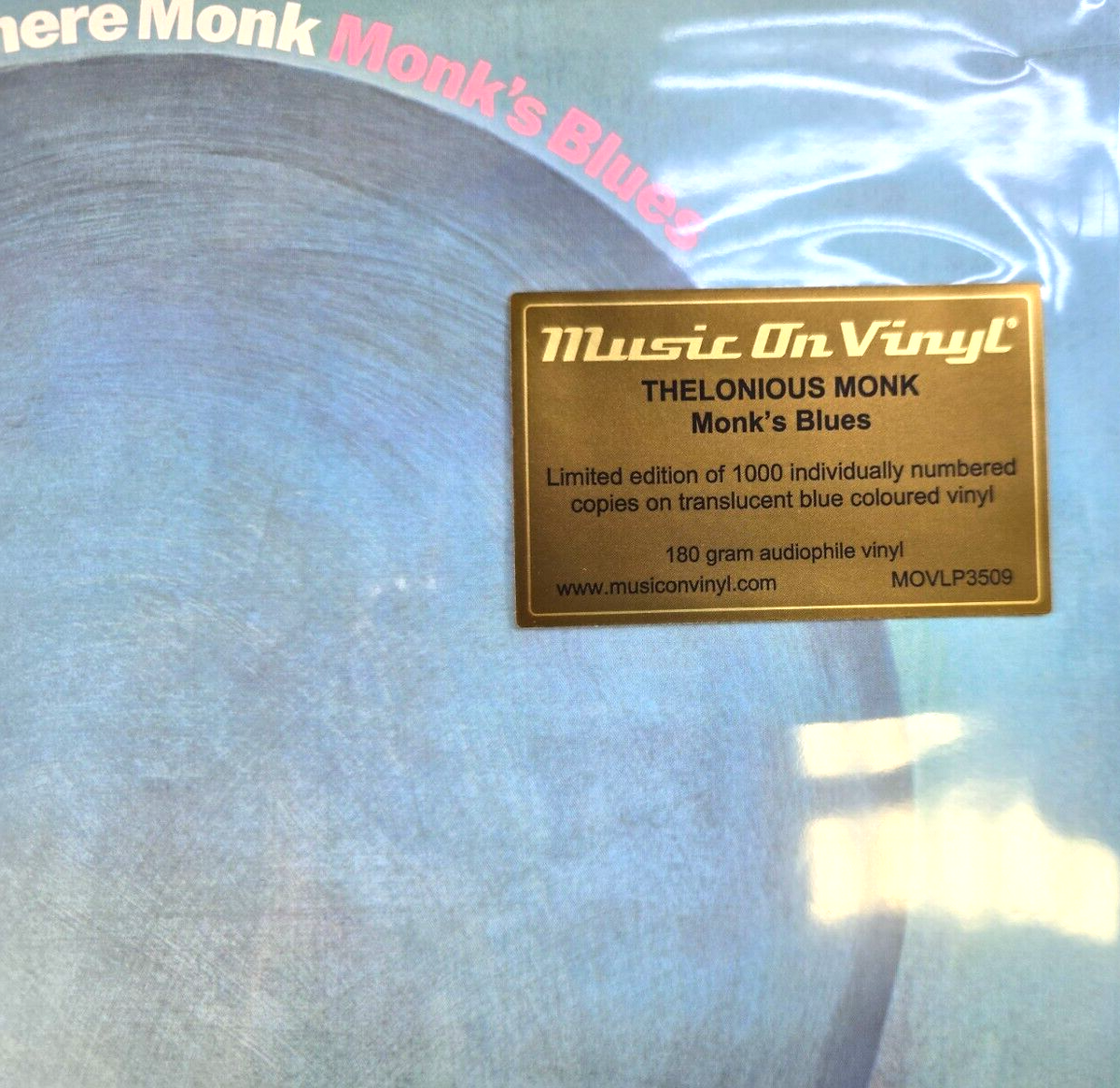 Thelonious Sphere Monk Monk's LP Album vinyl record  Limited Blue numbered 2024