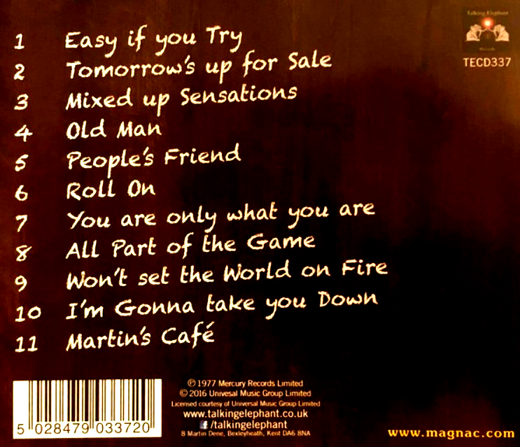 Magna Carta – Martin's Cafe CD Album 2016 in Jewel Case soft rock