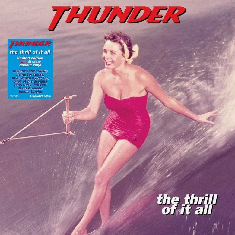 Thunder The Thrill Of It All LP Album Vinyl Record Limited Pink & Clear Reissue