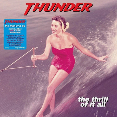 Thunder The Thrill Of It All LP Album Vinyl Record Limited Pink & Clear Reissue
