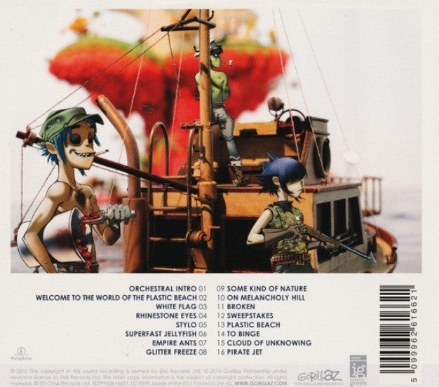 Gorillaz – Plastic Beach CD Album 2010 on Parlophone